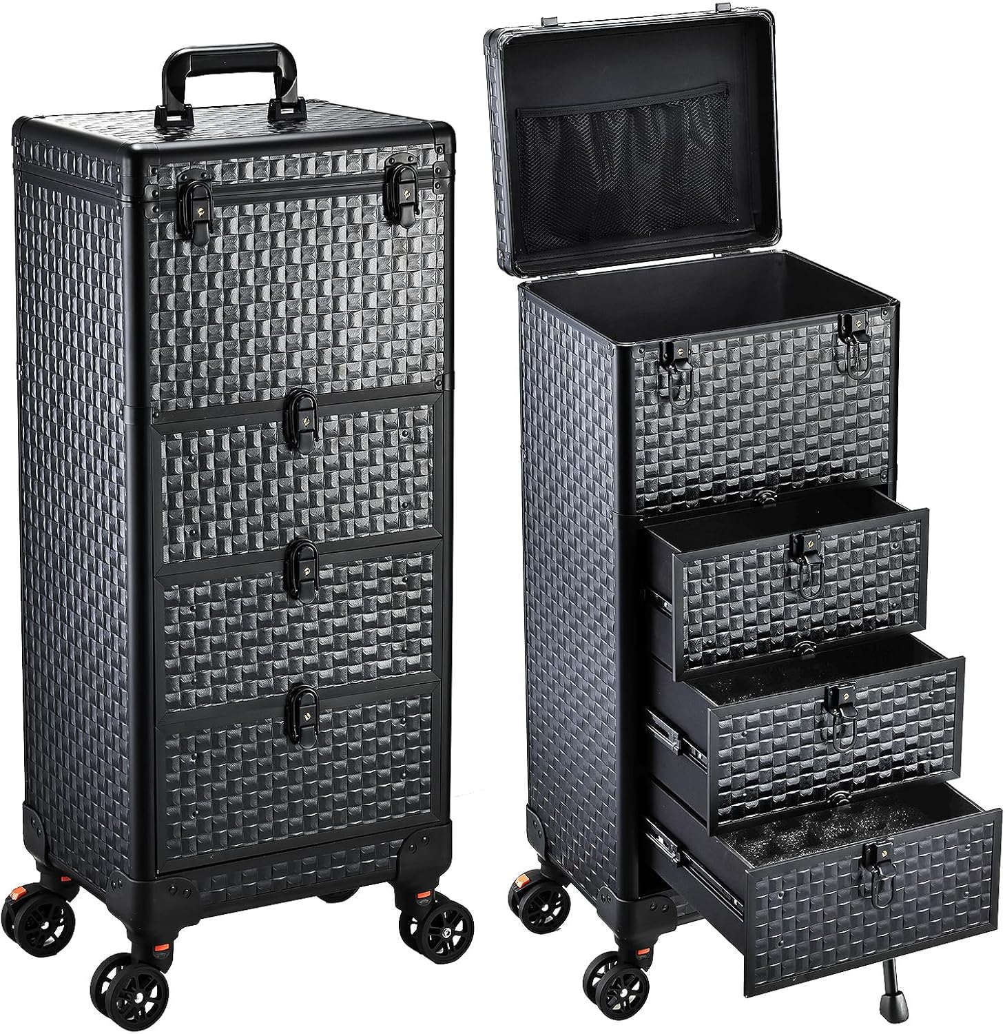 Spa & Wellness Joule - Rolling Salon Cart with 3 Drawers,