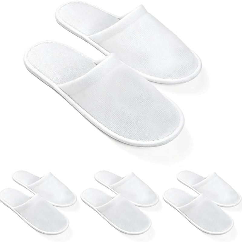 Spa & Wellness Joule - 10/20 Pairs Disposable White Guest Slippers