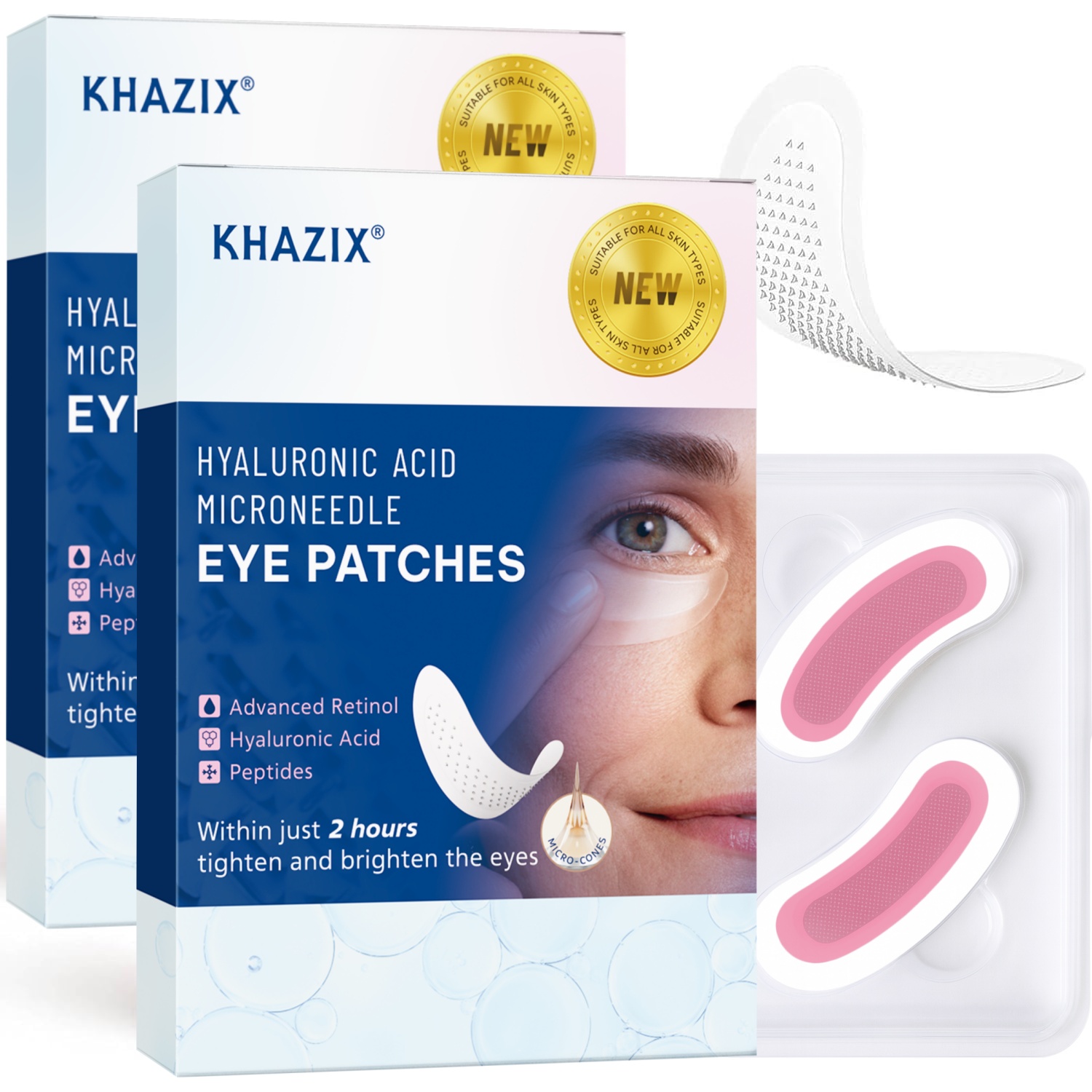 Retinol Microneedle Eye Patche - Microneedle Patch Eye 评论和价格
