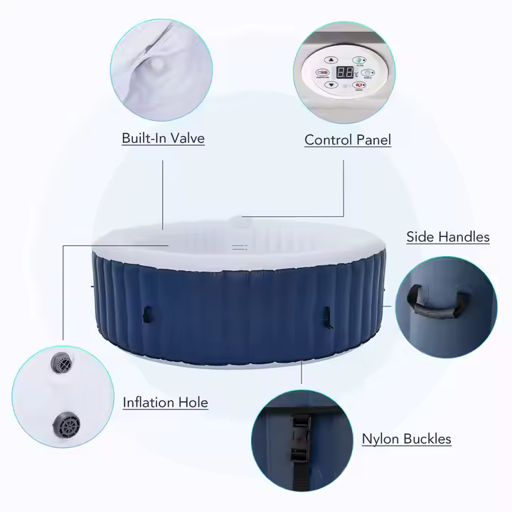 Outdoor Use 6 Person Round Inf - Spa & Wellness Joule 评论和价格