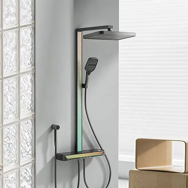 Brass Digital Waterfall Shower - Spa & Wellness Joule 评论和价格
