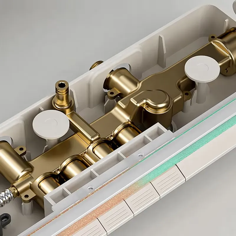 Brass Digital Waterfall Shower - Spa & Wellness Joule 评论和价格