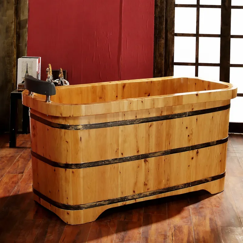 Sichuan Cedar Wood Bathtub for - Spa Wellness Health 评论和价格