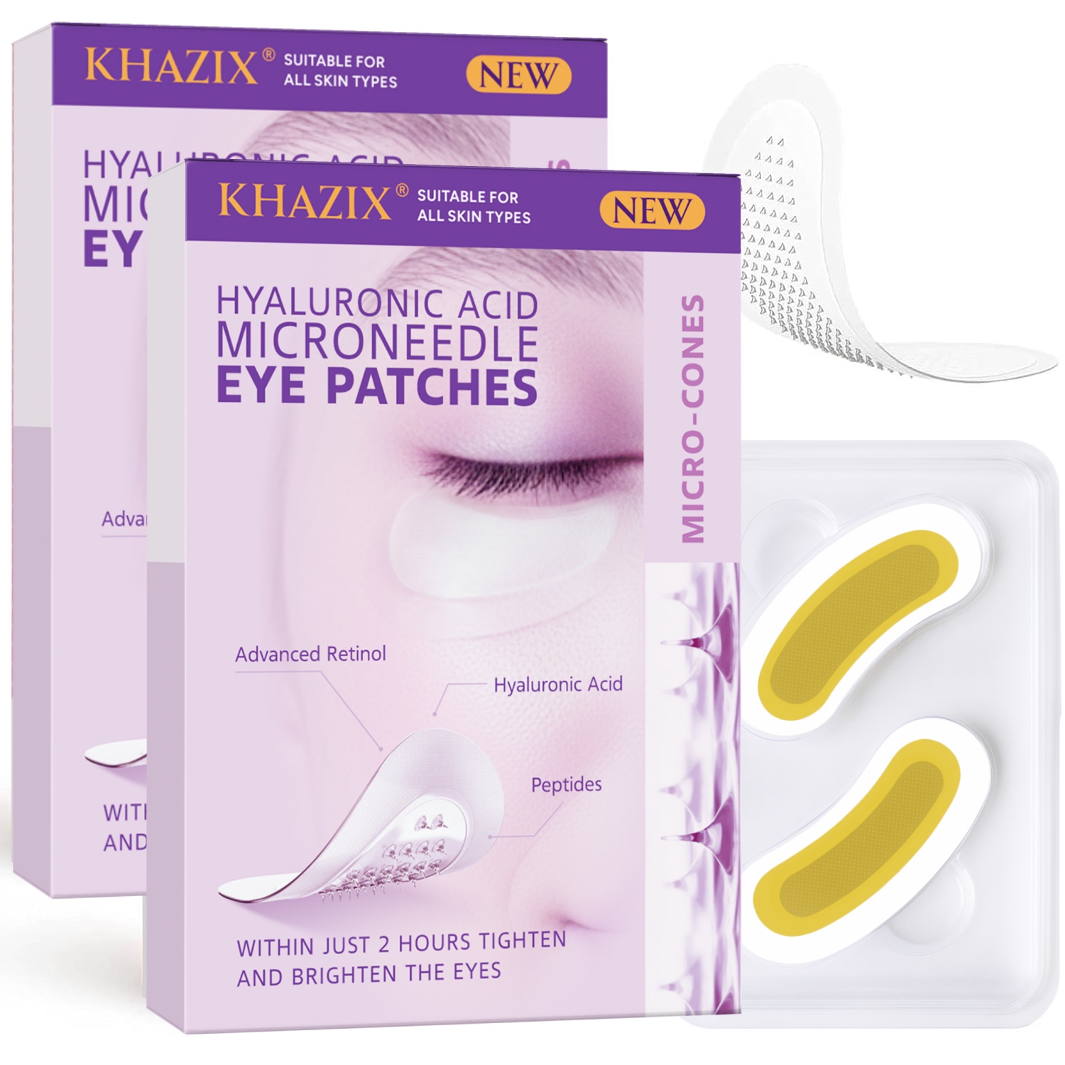 Retinol Microneedle Eye Patche - Microneedle Patch Eye 评论和价格