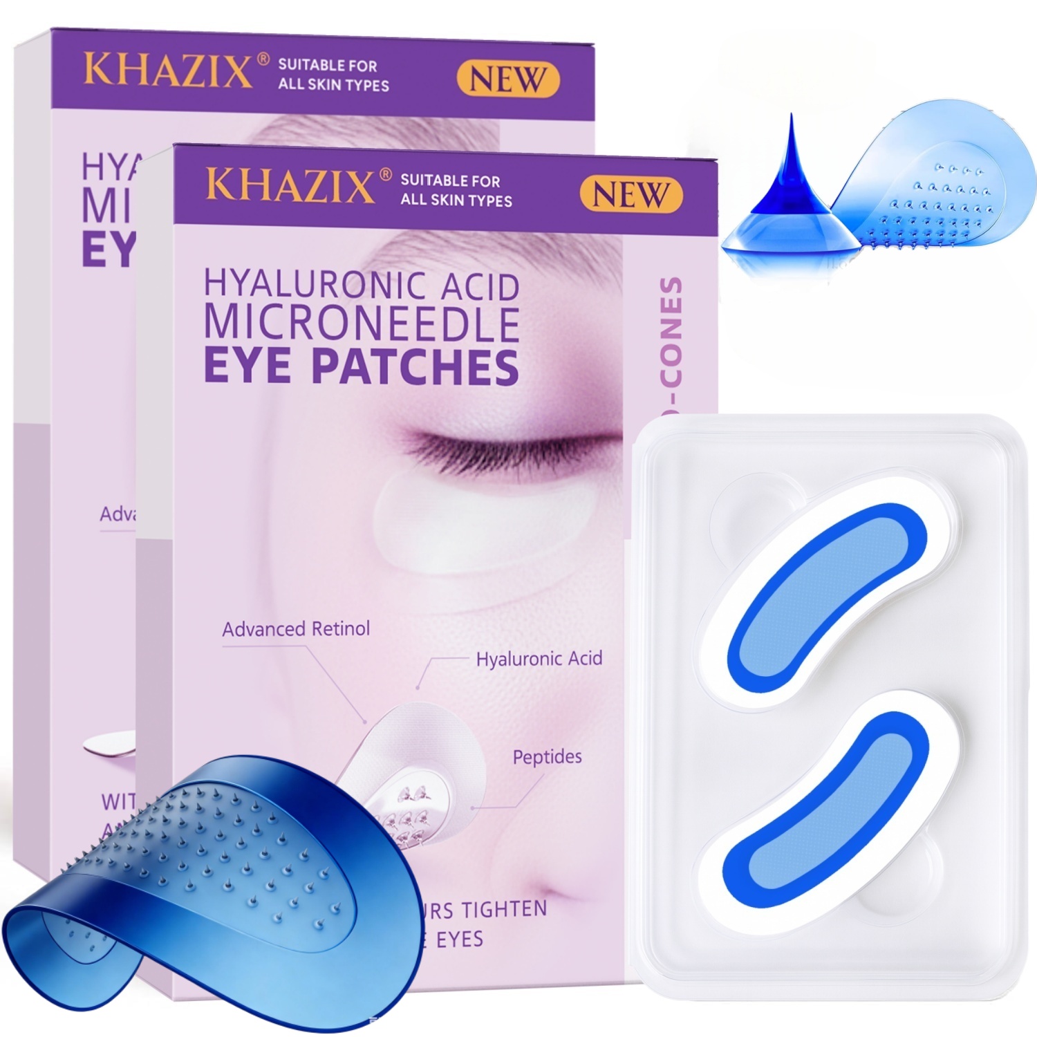 Retinol Microneedle Eye Patche - Microneedle Patch Eye 评论和价格