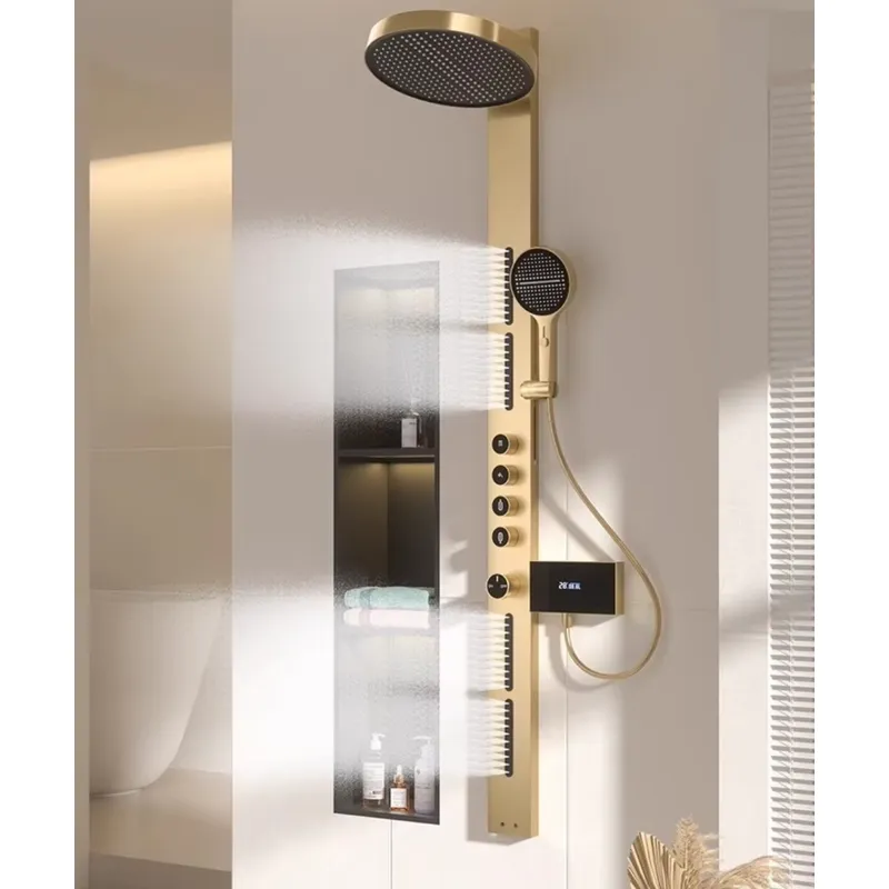 Brass Rainfall Shower Panel Se - Spa & Wellness Joule 评论和价格